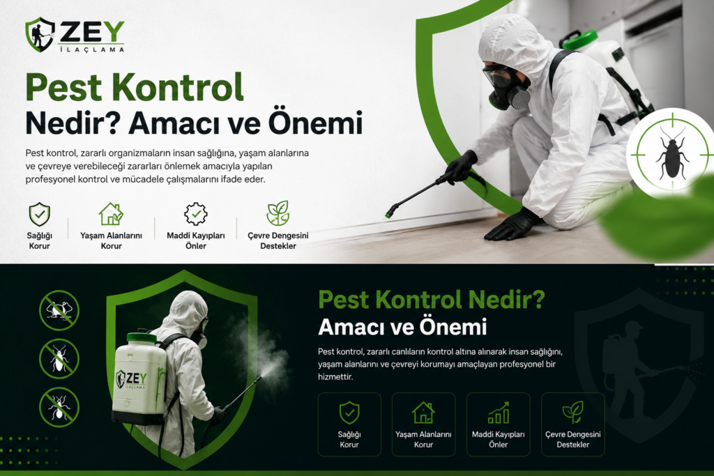 Pest Kontrol Nedir? Amacı ve Önemi - Zey İlaçlama