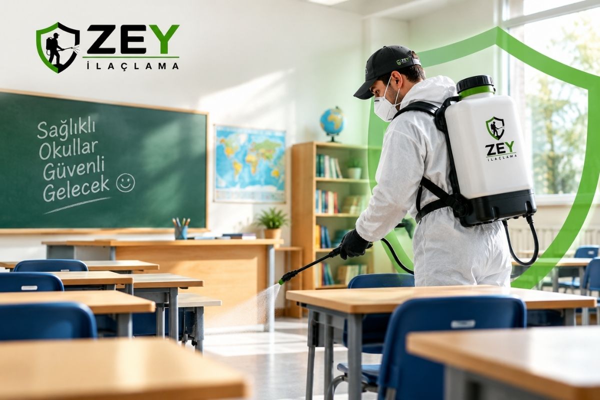 Okul İlaçlama Üst Görsel - Zey ilaçlama firması Kocaeli